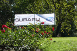 Striscione-Subaru-golfclub-garage-torauto-torino