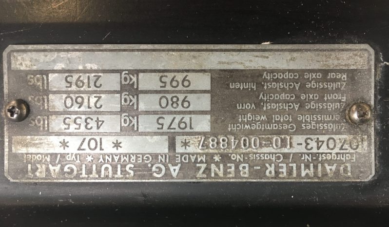 MERCEDES 350 SL r107 pieno