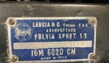 LANCIA FULVIA 1.3 SPORT ZAGATO pieno